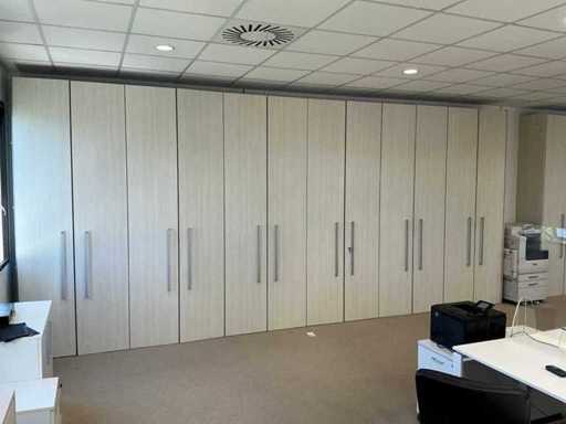 Armoire de bureau à 12 portes