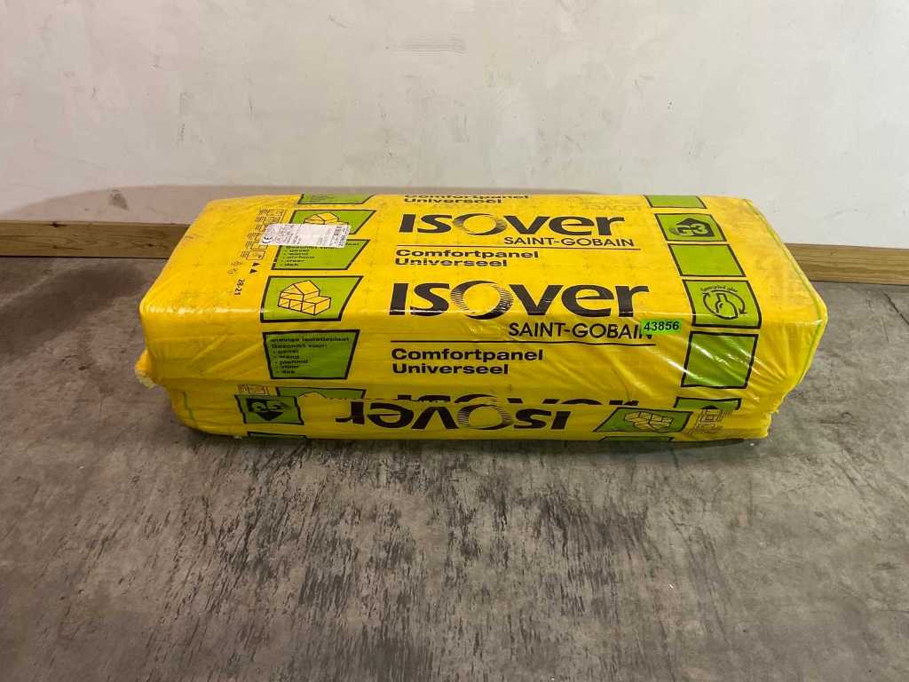 Isover - Comfortpanel - Panneau de laine de verre Rd=2,00 - Isolation par paquet de 7 feuilles (4x)