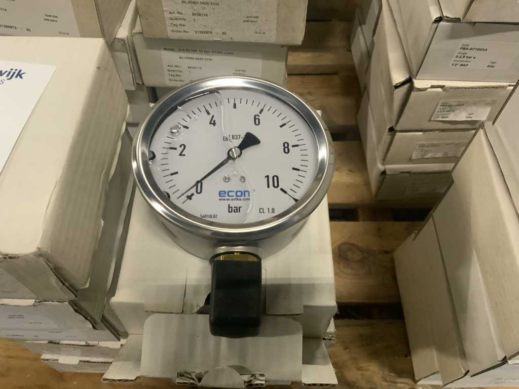 Econ 213.53.100 10 bar G1/2B Pressure gauge (22x)