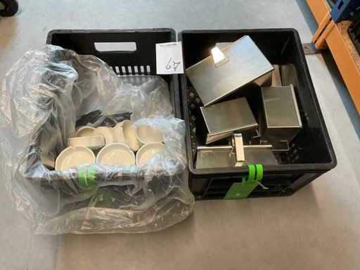 Serie de scrumieră / tăvi pentru chiștoane de țigară