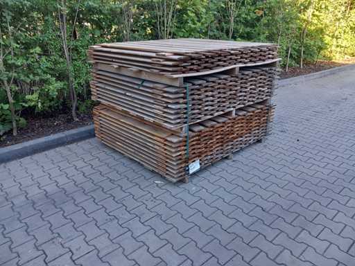 Houten tuinomheining (22x)