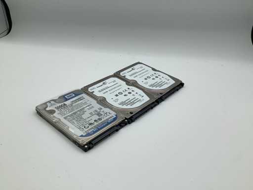 Seagate en WD 500Gb Interne hardeschijf (3x)