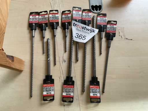 Stone drills 4 cutting points