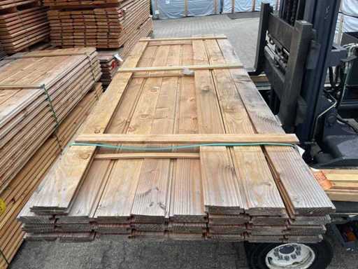Douglas Rebate/Réduction en bois à colombages 3000x130x18mm (56x)