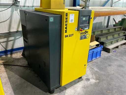 Sprężarka śrubowa Kaeser SK22T z 2014 roku