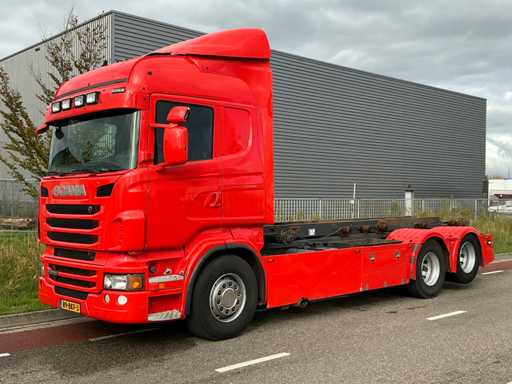 Voiture porte-conteneurs Scania R620LB6x2MNB V8 2012