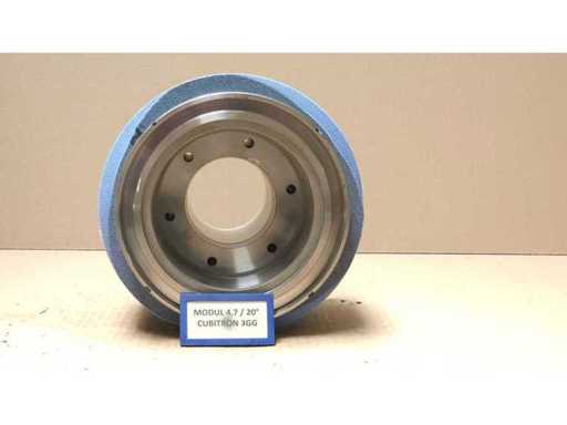 Reishauer RZ 400 / 800 / 1000 - Module 4.7 EW 20° 3GG Cubitron - Dragerflens inclusief slijpwielflens