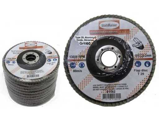 160x Stahlkaiser - Lamellen slijpschijven 125mm 
