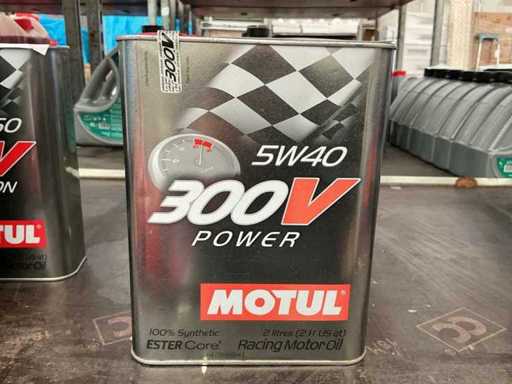 Motul 300V,inhoud 2 liter 5W40 Vol Synthetische Racing Motor olie