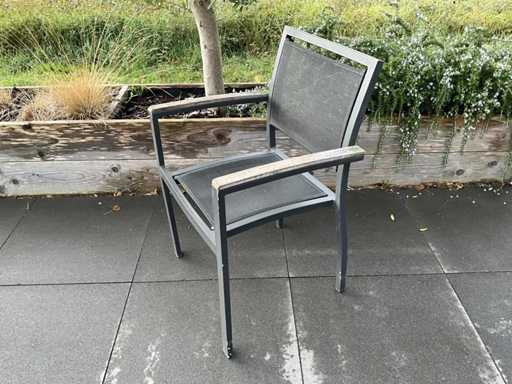 Satellite - Chaise de patio empilable (6x)