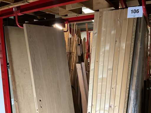 Diverses portes intérieures en bois (12x)