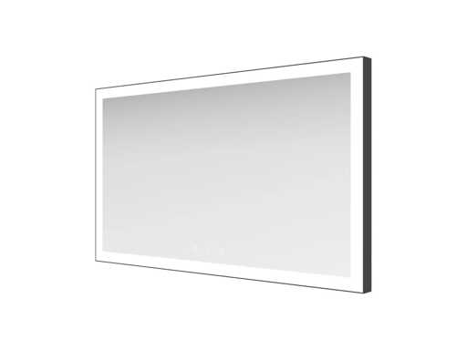 ESS Lugano - Led - Bathroom Mirror Black 90X80CM