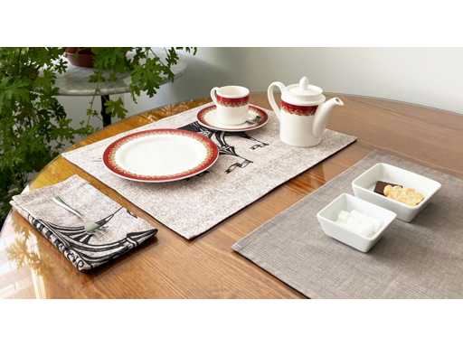 *NUOVO* Set di tovagliette e tovaglioli Carl coglienti (500 set)