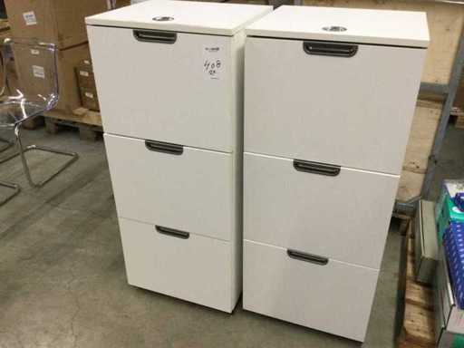 Szafki biurowe. (2x)