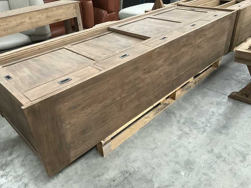 1x Sideboard 5 drawers, 2 sliding door