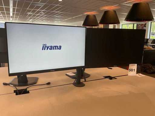 IIyama XUB2493HS Monitor (2x)