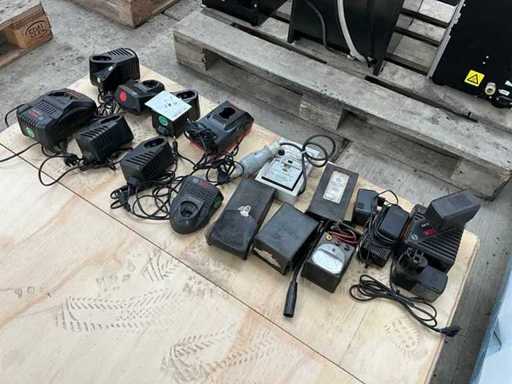 Divers chargeurs de batteries et équipements de mesure