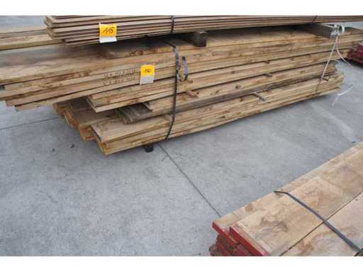 1,26 m³ Eiken planken 22mm