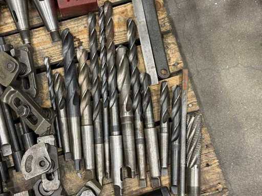 Lots of drills / measuring equipment