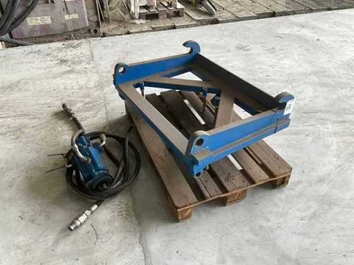 Suspensie pentru încărcător pe roți OK L15 cu motor hidraulic