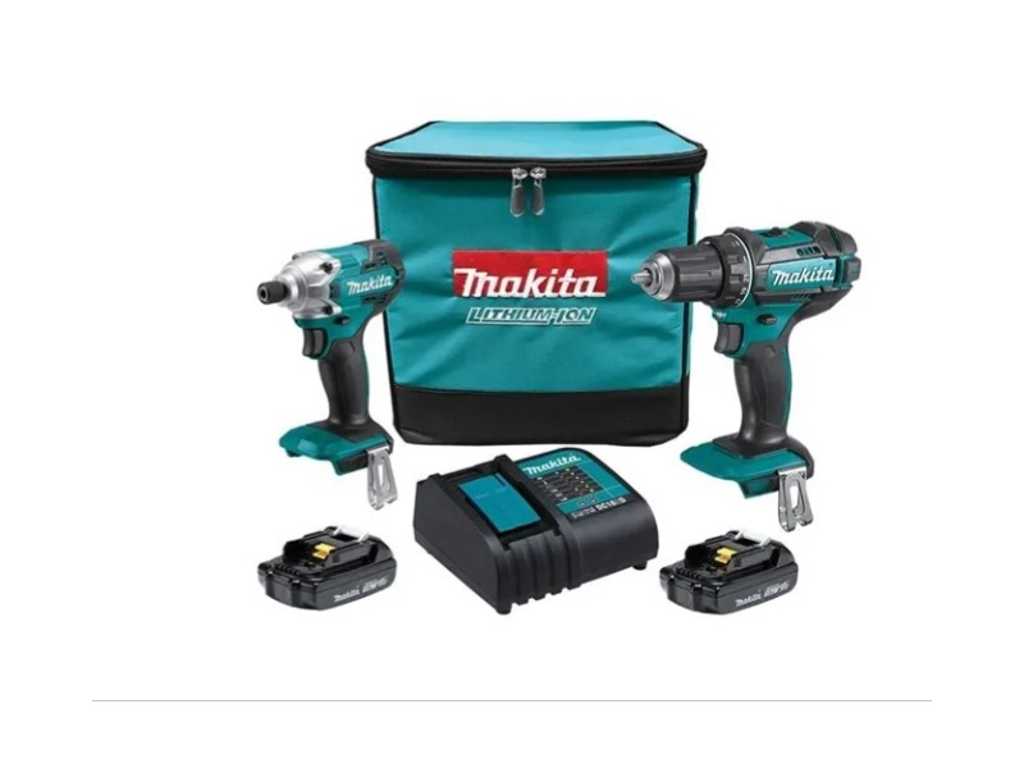 Makita - DDF482 + DTD156 - akumulatorowa wkrętarka/wiertarko-wkrętarka + akumulatorowa wkrętarka udarowa