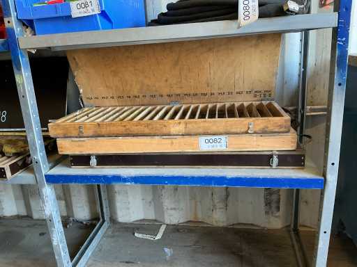 Empty wooden drill bits