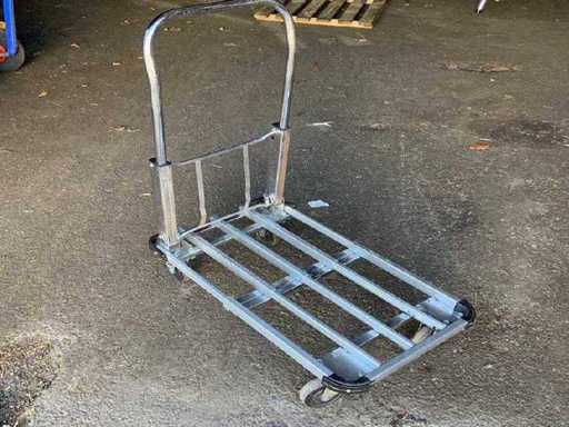 Foldable transport trolley