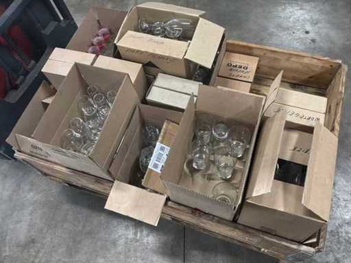 Lot de verres en verre