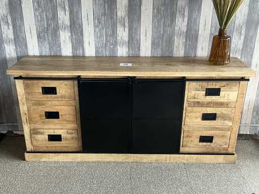 Houten buffetkast Industrial