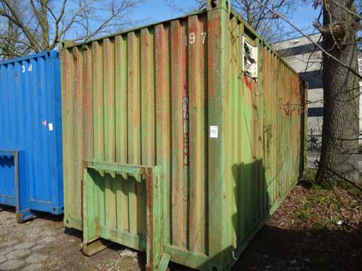 Kabel gesloten afzetcontainer