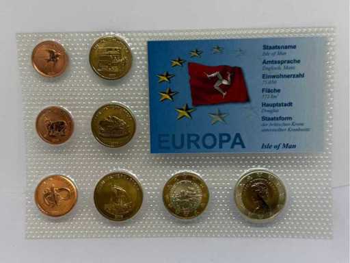 Set di monete con motivo europeo – Isola di Man 2006
