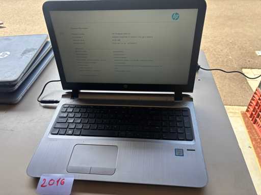 HP ProBook 450 G3 Intel(R) Core(TM) i7-6500U procesor @ 2,50GHz 