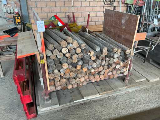 Lot of round timber