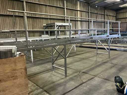 Plateforme de marche en acier inoxydable