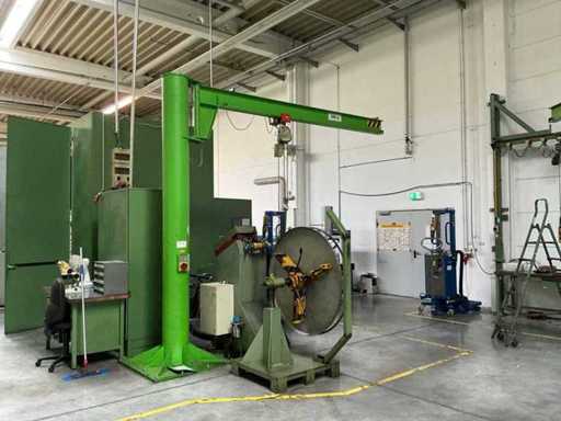 Grue à flèche GIS AS5-3.5 de 2001 montée sur colonne