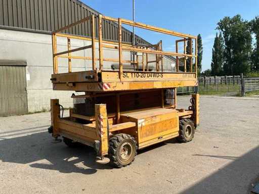 2001 Liftlux SL 110-20 D4WD-S Selbstfahrender Scherenlift mit Allradantrieb