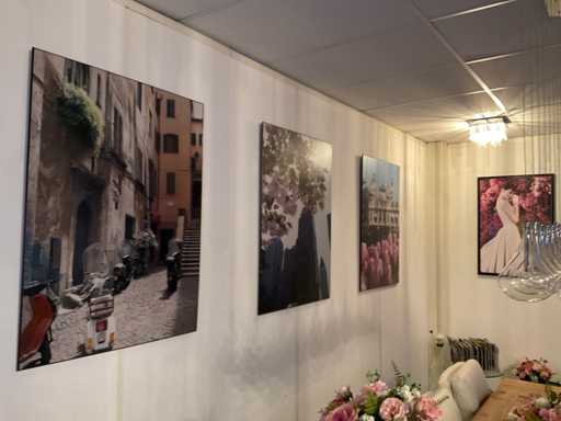 Prenten in lijst (5x)