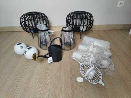 Candle holders - Lanterns - Ball vases - Hanging candle holders - Black watering can