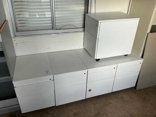 Unité à tiroir métallique (5x)