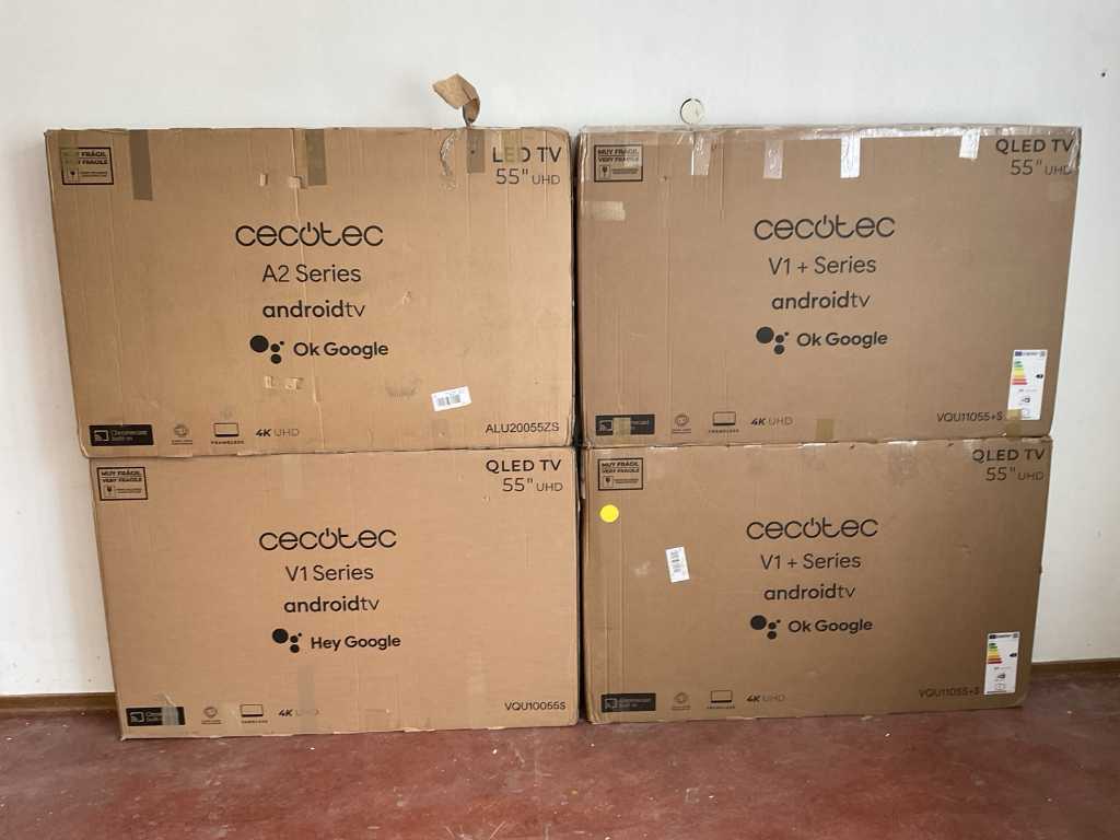 Téléviseur Cecotec QLED 55 pouces (4x)