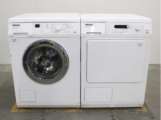 Miele W 3203 Softcare System Wasmachine & Miele T 8841 C SoftCare System Wasdroger