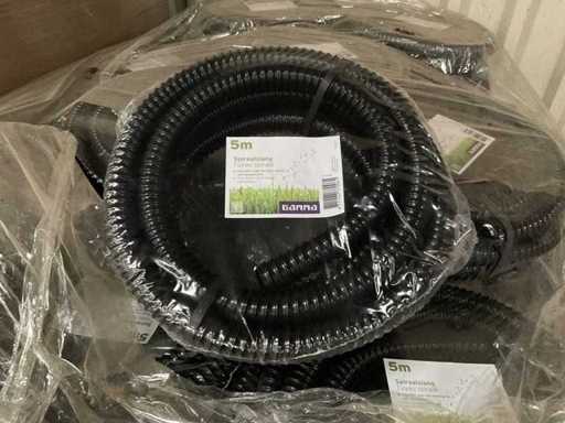 Garden hose black plastic 5 meters 1 inch/25 mm (78x)
