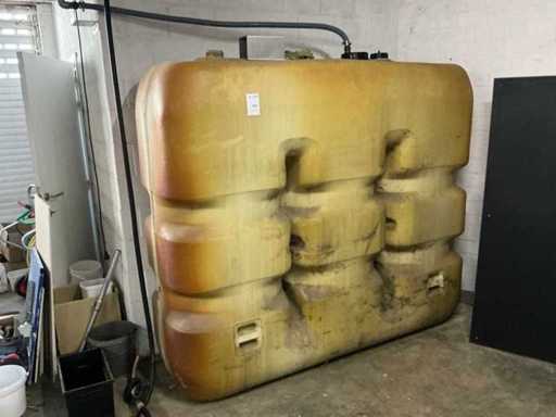 Horizontale dieseltank