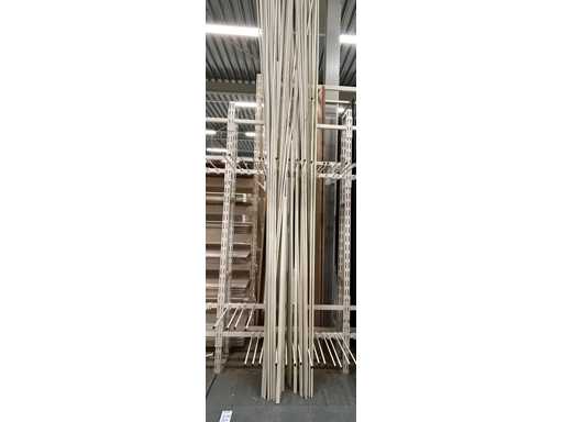 Hartholz-Glasurperlen (50x)