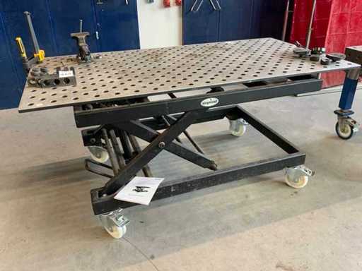 Siegmund HS009910 Tavolo di sollevamento/saldatura per lavoro pesante