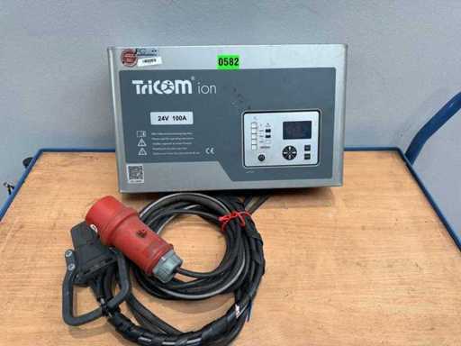 2016 Tricom 24V 100A 100-500Ah Lithium Li-lon Vorkheftruck Palletwagen Elektrische heftrucklader