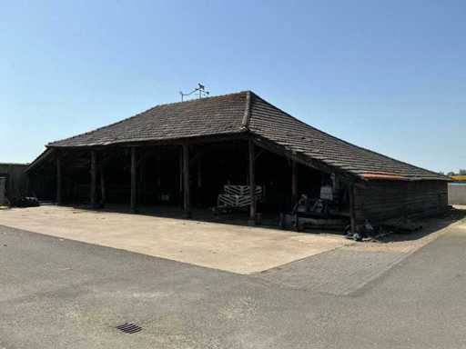 Grange historique en bois (vers 1918) de 24x14 M.