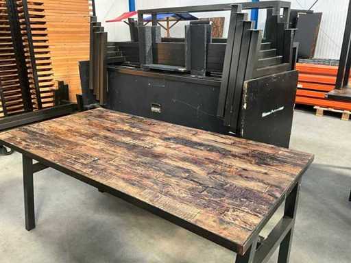 Esstisch "Comfort" (4x) im Transportwagen