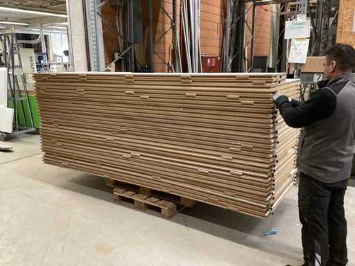 29 piastre Gilnhammer G40 lunghezza 3000mm vedi descrizione // grandi fori, ritagli vedi foto