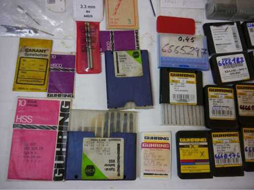 Gühring - Micro-perceuses HSS/E assortiment (0,2 à 5,5 mm) (300x)